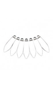 Czech Glass Daggers Perlen 5x16mm Crystal 00030